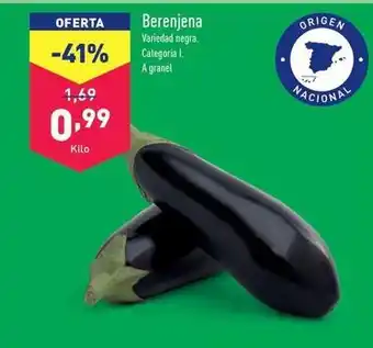 ALDI Berenjena oferta