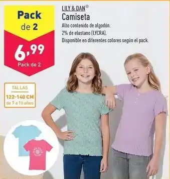 ALDI Lily&dan - camiseta oferta