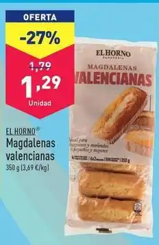 ALDI El horno - magdalenas valencianas oferta