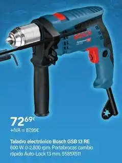 Cadena88 Bosch - taladro electronico gsb 13 re oferta