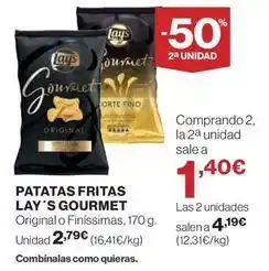 El Corte Inglés Patatas fritas oferta