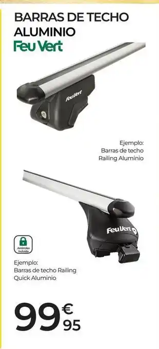 Feu Vert Barras de techo oferta
