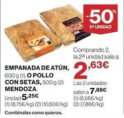 El Corte Inglés Empanada de atún oferta