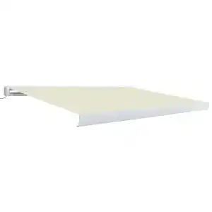 Brico Depôt vidaXL toldo de carrete motorizado color crema 350x250 cm oferta
