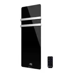 Brico Depôt Secador de toallas eléctrico de cristal omiros sannover 850 w negro oferta