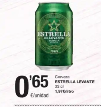 SPAR Fragadis Cerveza ESTRELLA LEVANTE 33 cl oferta