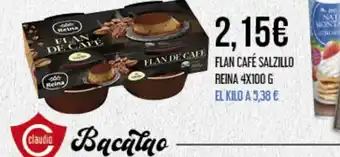 Claudio FLAN CAFÉ SALZILLO REINA 4X100 G oferta