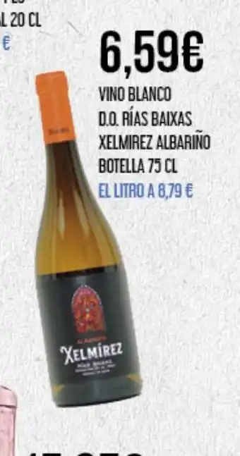 Claudio VINO BLANCO D.O. RÍAS BAIXAS XELMIREZ ALBARIÑO BOTELLA 75 CL oferta