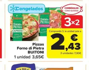 Carrefour Market Pizzas Forno di Pietra BUITONI oferta