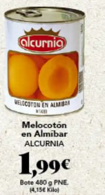 Gadis Melocoton en Almibar ALCURNIA oferta