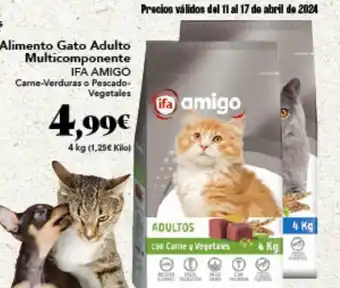 Gadis Alimento Gato Adulto Multicomponente IFA AMIGO oferta