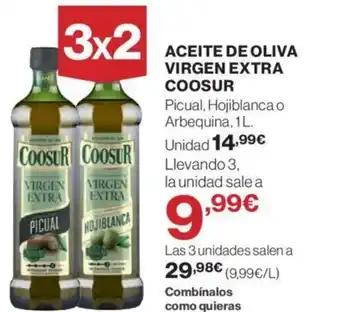 Hipercor ACEITE DE OLIVA VIRGEN EXTRA COOSUR oferta