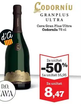 Sorli Cava Gran Plus Ultra Codorníu 75 cl oferta