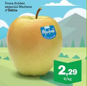 Sorli Poma Golden especial Marlene d'Itàlia oferta