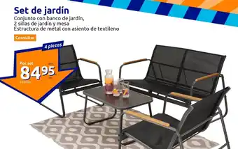 Action Set de jardín oferta