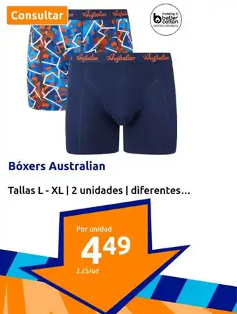 Action Bóxers Australian oferta