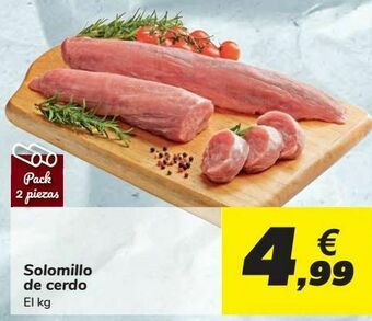Carrefour Solomillo de cerdo oferta