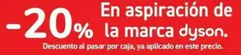 Carrefour En aspiración de la marca dyson oferta