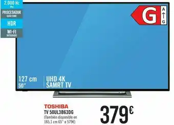 Carrefour Toshiba tv 50ul3b63dg oferta