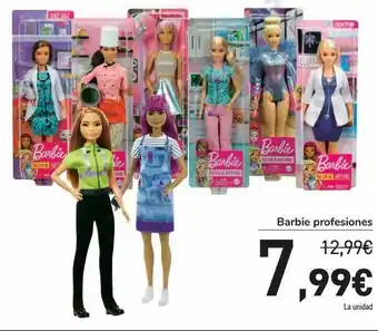 Carrefour Barbie profesiones oferta