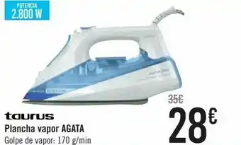 Carrefour Taurus plancha vapor agata oferta
