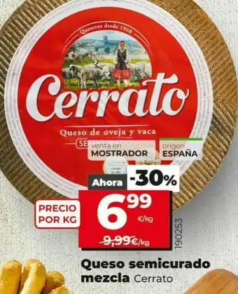 Maxi Dia Queso mezcla semicurado cerrato oferta