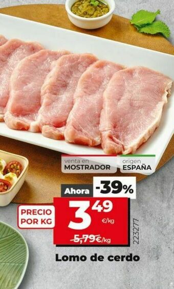 Maxi Dia Lomo de cerdo oferta
