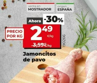 Maxi Dia Jamoncitos de pavo oferta