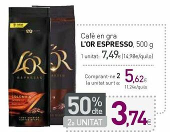 Condis Cafè en gra l'or espresso oferta
