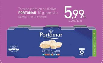 Condis Tonyina clara en oli d'oliva portomar oferta
