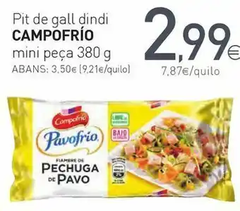 Condis Pit de gall dindi campofrío mini peça oferta