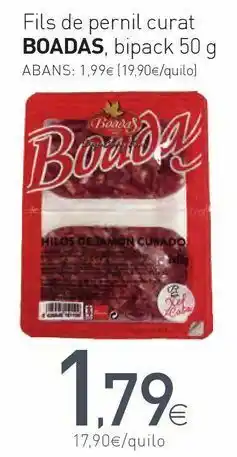 Condis Fils de pernil curat boadas oferta