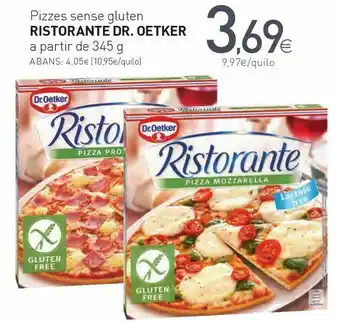 Condis Pizzes sense gluten ristorante dr.oetker oferta