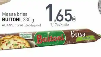Condis Massa brisa buitoni oferta