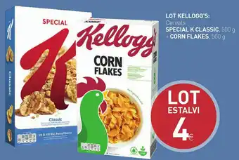 Condis Lot kellogg's: cereals special k classic + corn flakes oferta