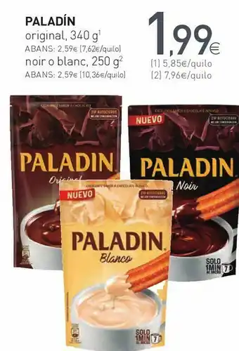 Condis Paladín original noir o blanc oferta