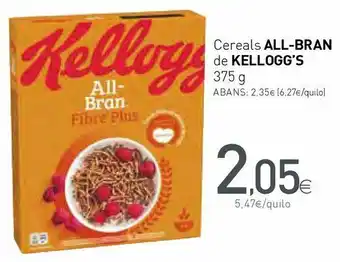 Condis Cereals all-bran de kellogg's oferta