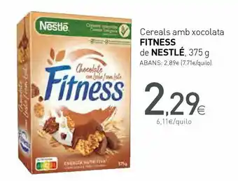 Condis Cereals amb xocolata fitness de nestlé oferta