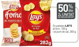 Condis En patates lay's al forn i al punto de sal oferta