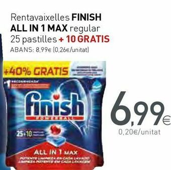 Condis Rentavaixelles finish all in 1 max oferta
