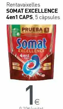 Condis Rentavaixelles somat excellence 4en1 caps oferta