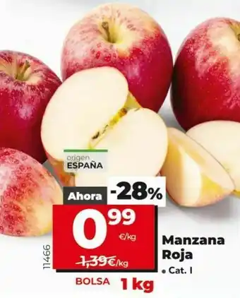 Dia Manzanas roja oferta