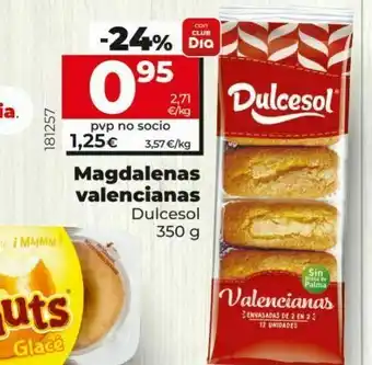 Dia Magdalenas valencianas dulcesol oferta