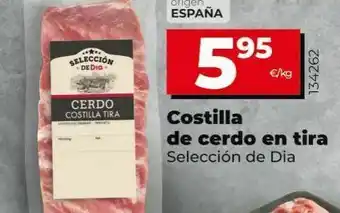 Dia Costillas de cerdo en tira dia oferta