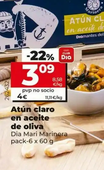 Dia Atún claro en aceite de oliva dia oferta