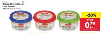 Lidl Roncero Crema de formatge 125g oferta