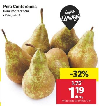 Lidl Pera Conferéncia oferta