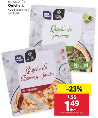 Lidl Quiche 400g oferta