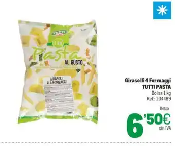 Makro Tutti Pasta Girasolli 4 Formaggi oferta