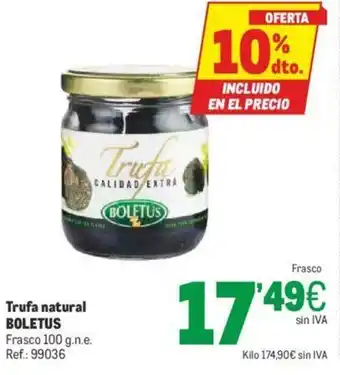Makro Boletus Trufa natural 100g oferta